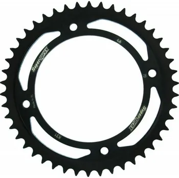 Řetězová sada pro motocykl Řetězová rozeta SUPERSPROX RFE-831:46-BLK černý 46 zubů, 428