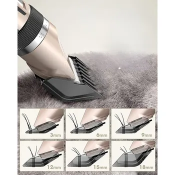 Kosmetika pro psa Tichý bezdrátový strojek na stříhání srsti pro psy a kočky
