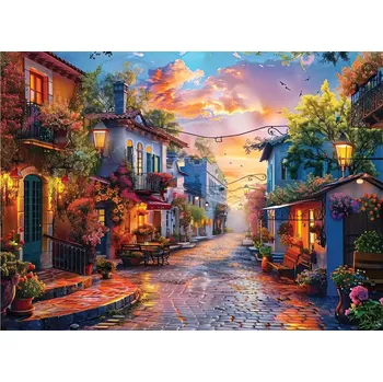 Puzzle Puzzle Klidná ulice 1000 dílků ANATOLIAN