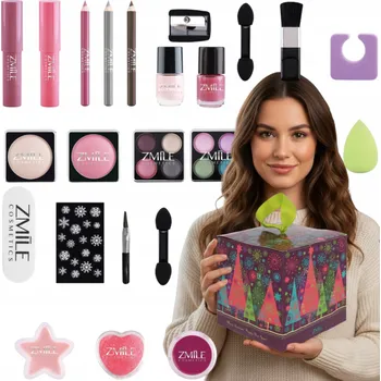 Kosmetická sada Dárková SADA NA LÍČENÍ KUFŘÍK PRO DÍVKU – IDEÁLNÍ DÁREK