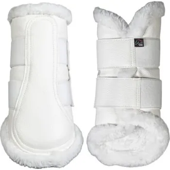 Sport Kamaše drezurní Comfort Premium HKM, bílá/bílá, S