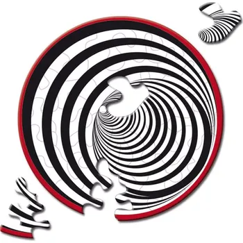 Puzzle Curiosi kulaté puzzle Picoli Tunel 33 dílků
