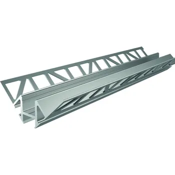 LED páska LIGHT IMPRESSIONS Reprofil dlaždicový profil roh vnitřní EV-01-12 stříbrná elox 2500 mm - LIGHT IMPRESSIONS IMPR 975371