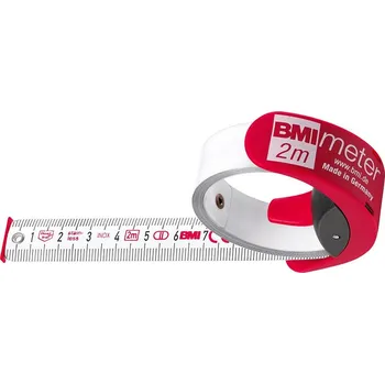 metr Kapesní svinovací metr BMImeter 3 m x 16 mm, bílý BMI