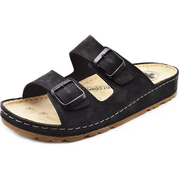 Dámské pantofle Dámské zdravotní pantofle MEDILINE S182-002 černá vel. 39