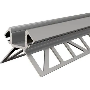 LED páska LIGHT IMPRESSIONS Reprofil dlaždicový profil roh vnější EV-02-12 stříbrná elox 2500 mm - LIGHT IMPRESSIONS IMPR 975381