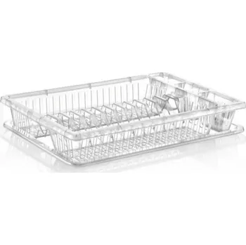 Organizace kuchyně Odkapávač POLY transparentní 42 x 27 x 7,2 cm