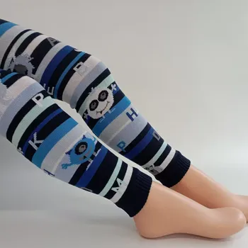 Dámské punčochy Dětské punčochové legíny Abeceda - 92-98 / modrá/tmavě modrá