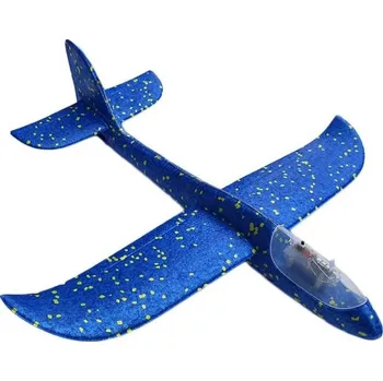 RC model letadla Kluzák letadlo polystyren 8LED MIX 48x47cm