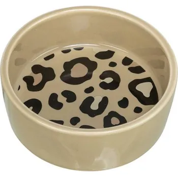 Miska pro psa Keramická miska TRIXIE Leo leopardí vzor 12cm (300ml) (MIX BAREV)
