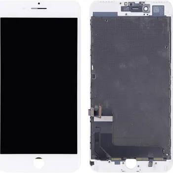 Refurbished Original LCD displej s dotykovým sklem a rámečkem pro iPhone 7 Plus - bílý