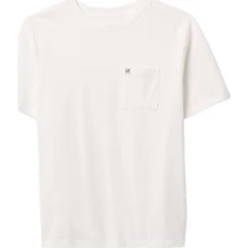 Chlapecké tričko Chlapecké tričko GAP FRCH ORIGINAL LOGO XS Bílá