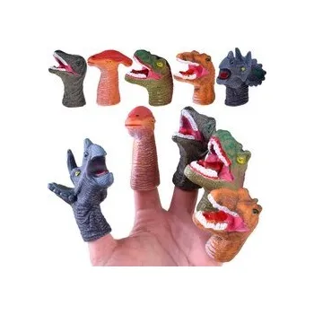 Figurka Dinosauří prstové loutky gumové figurky 5 ZA4333