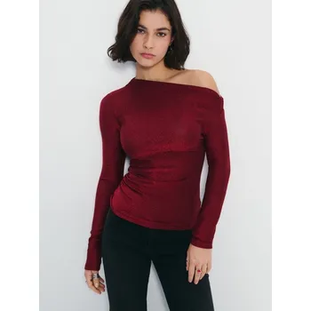 Dámské tričko Halenka s dlouhými rukávy - XS - House - červené - 549GX-33X