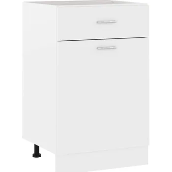 Kuchyňská linka zahrada-XL Zásuvková skříňka "Lyon" bílá 50 x 46 x 81,5 cm, z umělého dřeva 801220