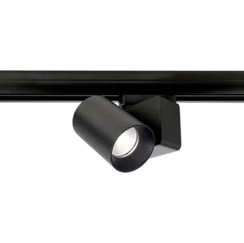 Bodové svítidlo LIGHT IMPRESSIONS Deko-Light kolejnicový systém 3-fázový 230V Nihal Mini 230V 15W 4000 K černá 94 mm - LIGHT IMPRESSIONS IMPR 707039