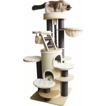 Nobby škrabadlo CRIO 70 x 70 x 160 cm krémová