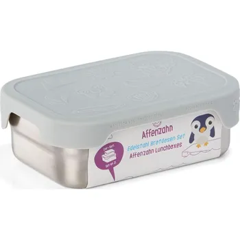 Outdoor vaření Svačinový box AFFENZAHN Stainless Steel Lunchbox Set Koala - silver grey