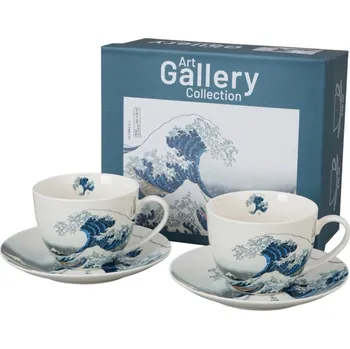 Velká vlna – sada 2 šálků na cappuccino