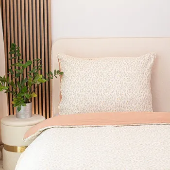 Povlečení imitace mušelínu květinová zahrádka