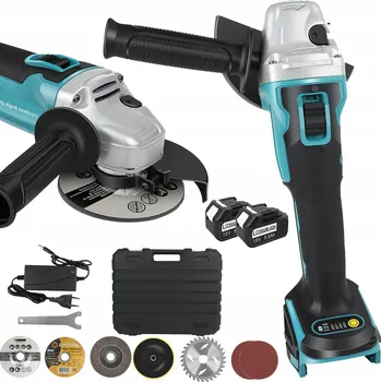 úhlová bruska Úhlová bruska Akumulátorová 125 mm, Bezuhlíková, Pro řezání a leštění