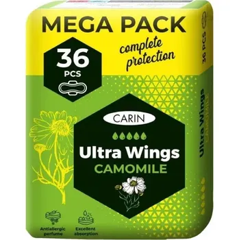 Menstruační vložka Menstruační vložky Carin ultra Camomile 36ks
