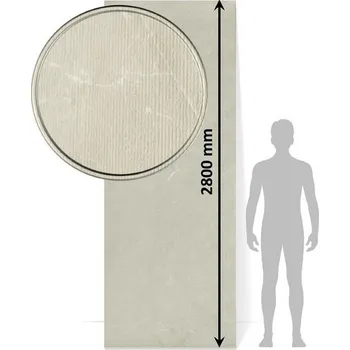 Obklad Velkoformátový panel SPC Modee 502 MRAMOR IVORY - Panel s realistickým dekorem mramoru se 3D proužky