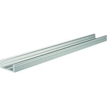 LED páska LIGHT IMPRESSIONS AU-01-12 plochý U-profil pro 12 - 13,3 mm LED pásek matná stříbrná - LIGHT IMPRESSIONS IMPR 970041