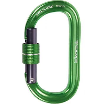 karabina Hliníková karabina Camp Oval XL Lock green