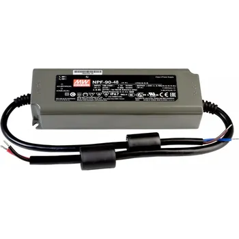 Příslušenství pro svítidlo LIGHT IMPRESSIONS Meanwell LED-napájení CV, NPF-90-48 konstantní napětí 0-1880 mA IP67 48V DC 90,00 W - LIGHT IMPRESSIONS IMPR 872107