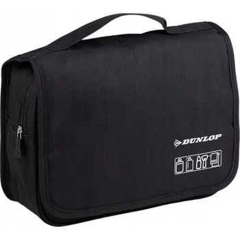 Kosmetická taška PÁNSKÁ CESTOVNÍ KOSMETICKÁ TAŠKA S HÁČKEM, ZÁVĚSNÝ KUFŘÍK, ČERNÁ DUNLOP