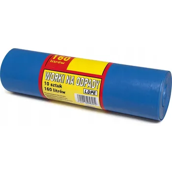 Pytle na odpadky PYTLE NA ODPAD UNIVERZÁLNÍ MODRÉ 160L x 10 KUSŮ