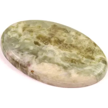 Korálek Kabošon Epidote Jasper č.1656 (41x25x6mm)