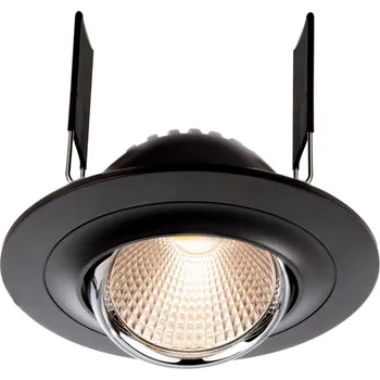 Bodové svítidlo LIGHT IMPRESSIONS Zápustné svítidlo Saturn černé 8W LED 2700K 550lm - LIGHT IMPRESSIONS IMPR 565201