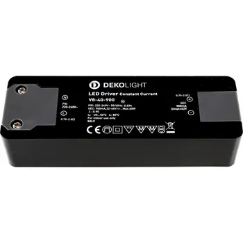 Příslušenství pro svítidlo LIGHT IMPRESSIONS Deko-Light napájení BASIC CC V8-40-900/40W konstantní proud 900 mA IP20 22-44V DC 19,80-40W - LIGHT IMPRESSIONS IMPR 862157