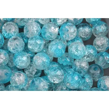 Dětské navlékací korálky Praskané kuličky č.30 - 8mm