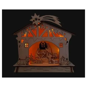 Vánoce Betlémek s kometou svítící LED