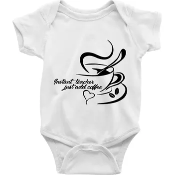 Kojenecký body Instant teacher - Body kojenecké s krátkým rukávem - Krátký r. 12-18 měs ( Bílá )