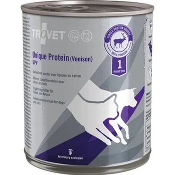 Krmivo pro psa Trovet Pes/Kočka Unique Protein UPV Zvěřina konzerva 800g