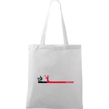 Práce - deadline (Hana-creative) - Taška bavlněná - 42 x 38 cm ( Bílá )