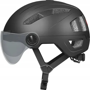 Cyklistická přilba Cyklistická MTB helma s magnetickým hledím a kšiltem, nastavitelná 58-61 cm