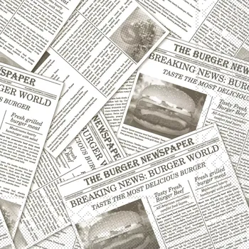 Pečicí papír MANK Voskový papír na burgery, 2000 ks, 30 x 30 cm