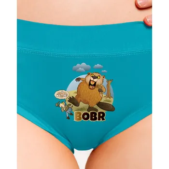 Souprava dámského spodního prádla Bastard Bobr obr dámské kalhotky Turquoise