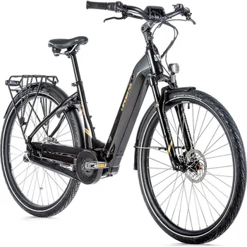 Elektrokolo Městské elektrokolo Leader Fox NEBA 28", 2021 ČERNÁ LESKLÁ Velikost: 20"