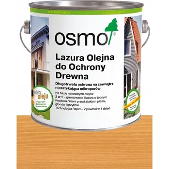 Olej na dřevo OSMO Olejová lazura pro ochranu dřeva 2,5 l 702 modřín