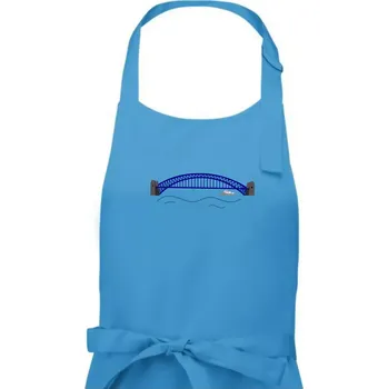 Kuchyňská zástěra Most Sydney - sebevrah (Moňas) - Dámská zástěra na vaření - Univerzální velikost ( Světlý tyrkys )