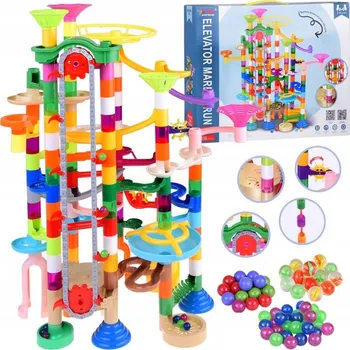 Kuličková dráha Kuličková dráha Jokomisiada, barevná, na baterie, 236 dílů