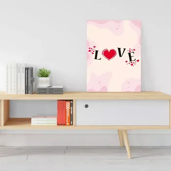 Plechová cedule Sablio Dárková cedulka Love: 30x40 cm