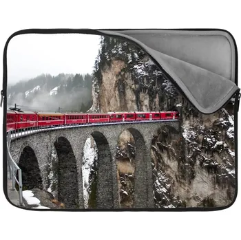 pouzdro na notebook Sablio Obal na notebook Vlak na mostě 2 - 13"