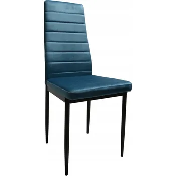 Jídelní židle Židle Velur Modrá Elegance a Komfort HIT glamour moderní loft